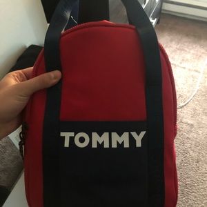 Tommy Hilfiger book bag Red and navy blue